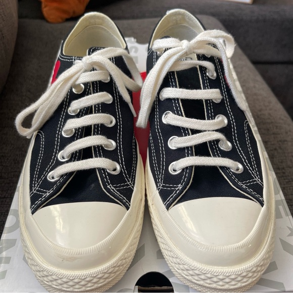 Converse Black and White Sneakers - Picture 1 of 10